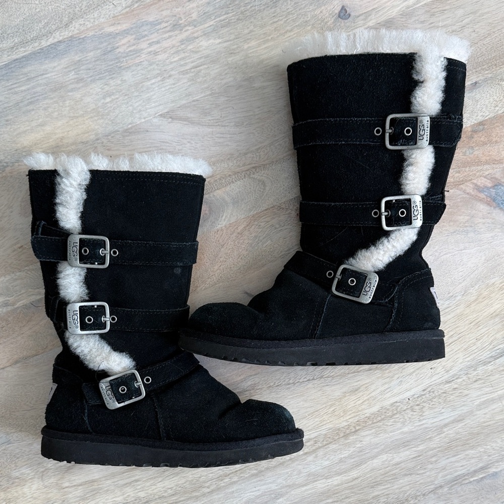 UGG Boots with White Fur Trim